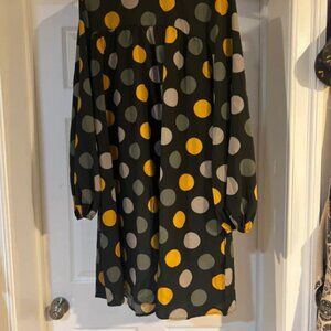 Polka Dot Shift Dress